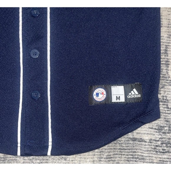 MINNESOTA TWINS ADIDAS FRANCISCO LIRIANO JERSEY YOUTH M‎ 10-12 Vtg MLB BLUE EUC - Picture 4 of 11